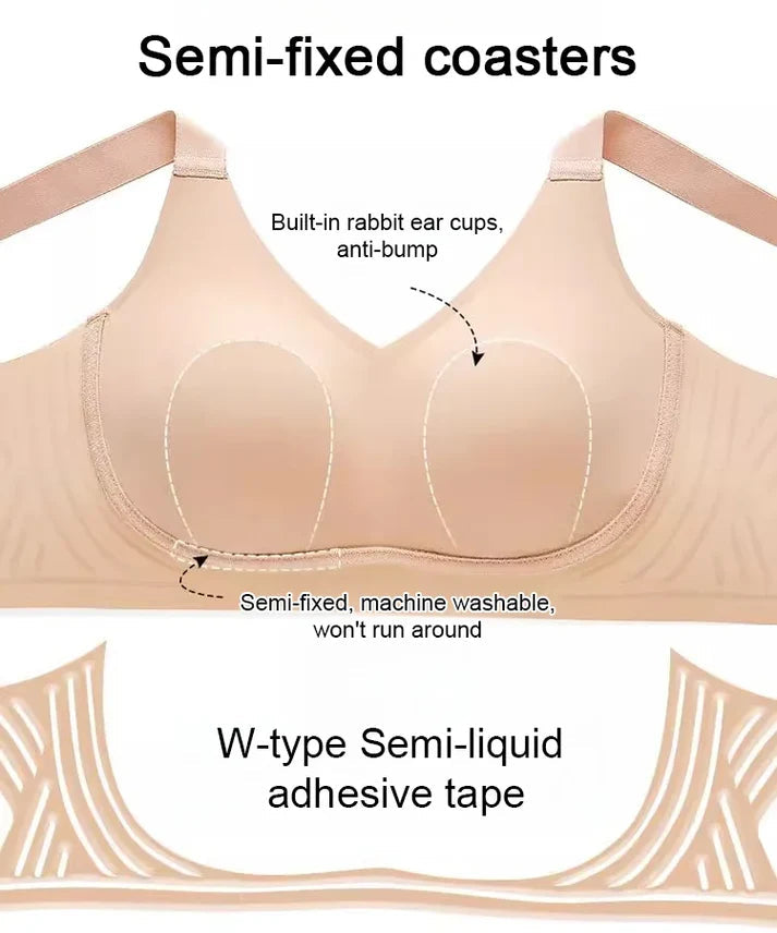 š„LIMITED TIME OFFERšWire-Free Non-Marking Skin-Friendly Push-Up Bra š„(Pack of 3)