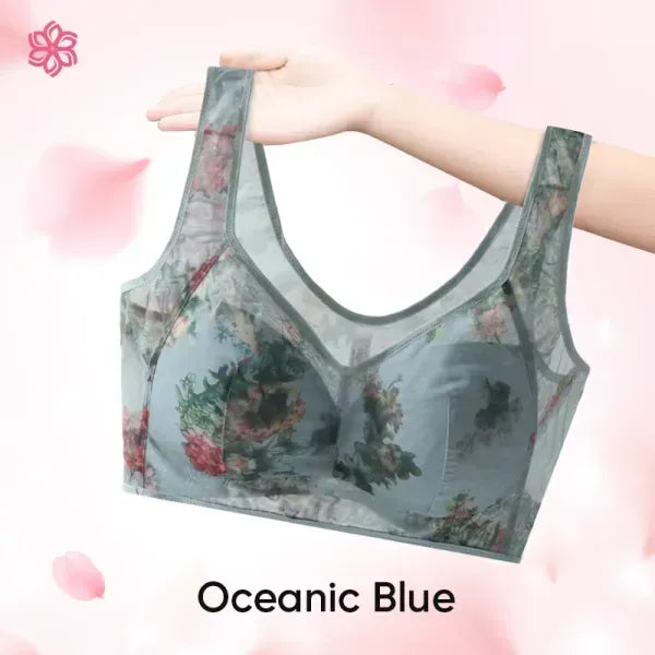🔥Last Day Promotion - 49% OFF🔥Ice Silk Lace Cooling Comfort Bra